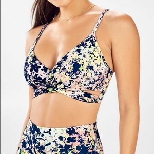 Fabletics sports bra - Tammy meridian/pewter S